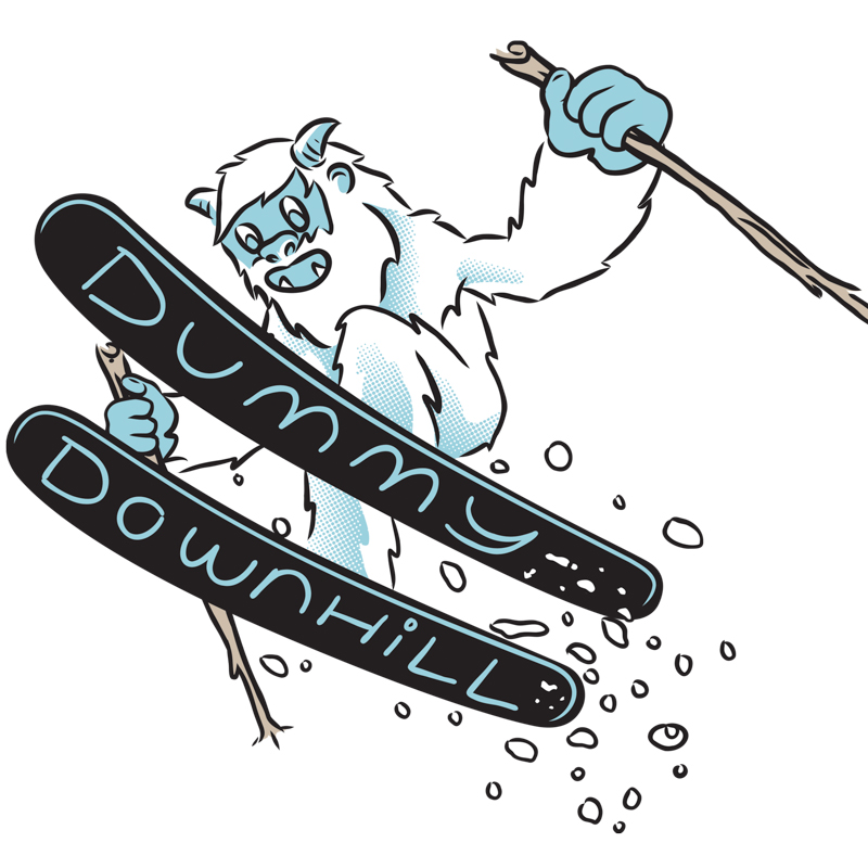 Dummy Downhill Yeti logo